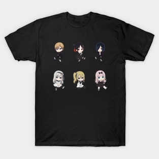 Kaguya-sama Love Is War Character Stickers T-Shirt